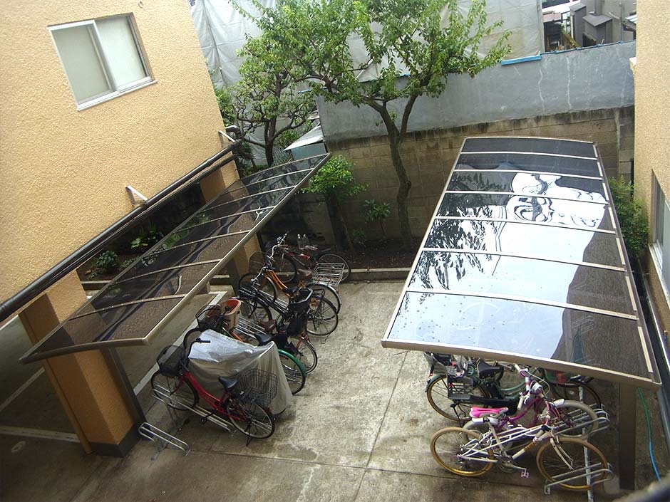 自転車置き場設置 施工後